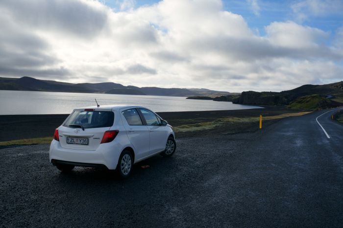 Our Yaris rental in Iceland - exploring off the beaten path is so easy with a car here